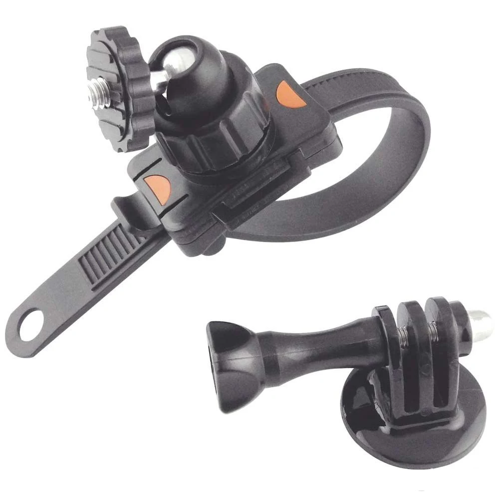 

Just Now Zip Tie Style Bike Strap Mount+Tripod Mount Adapter for GoPro Hero 6/5/4/3+ for SJCAM For Yi Action Camera Accessories