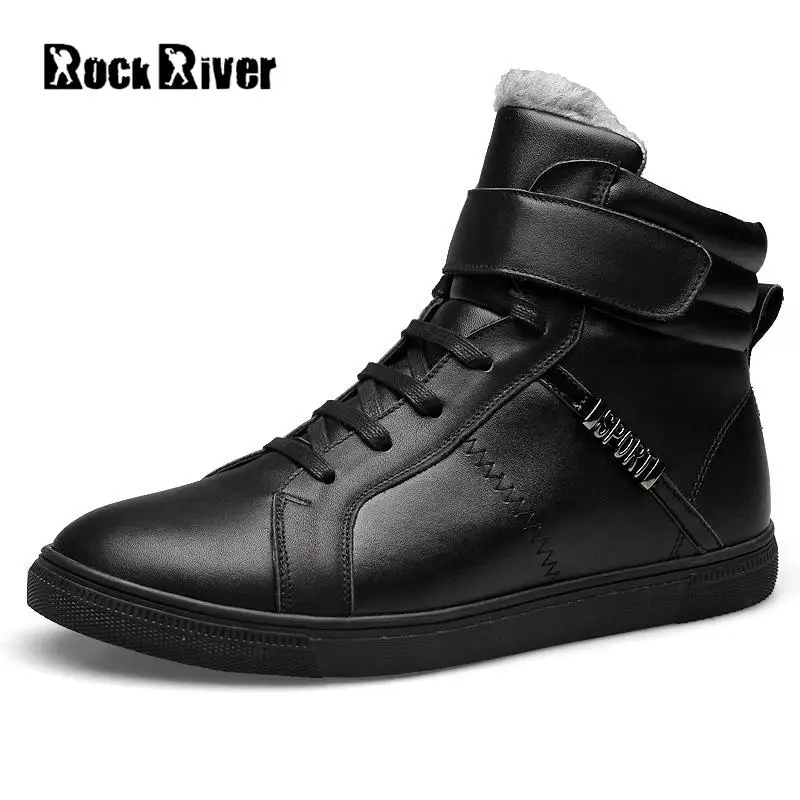 

Big Size 38-48 Genuine Leather Winter Shoes Men Waterproofs Ankle Men Boots Warm Plush Fur Snow Winter Boots Men High Quality
