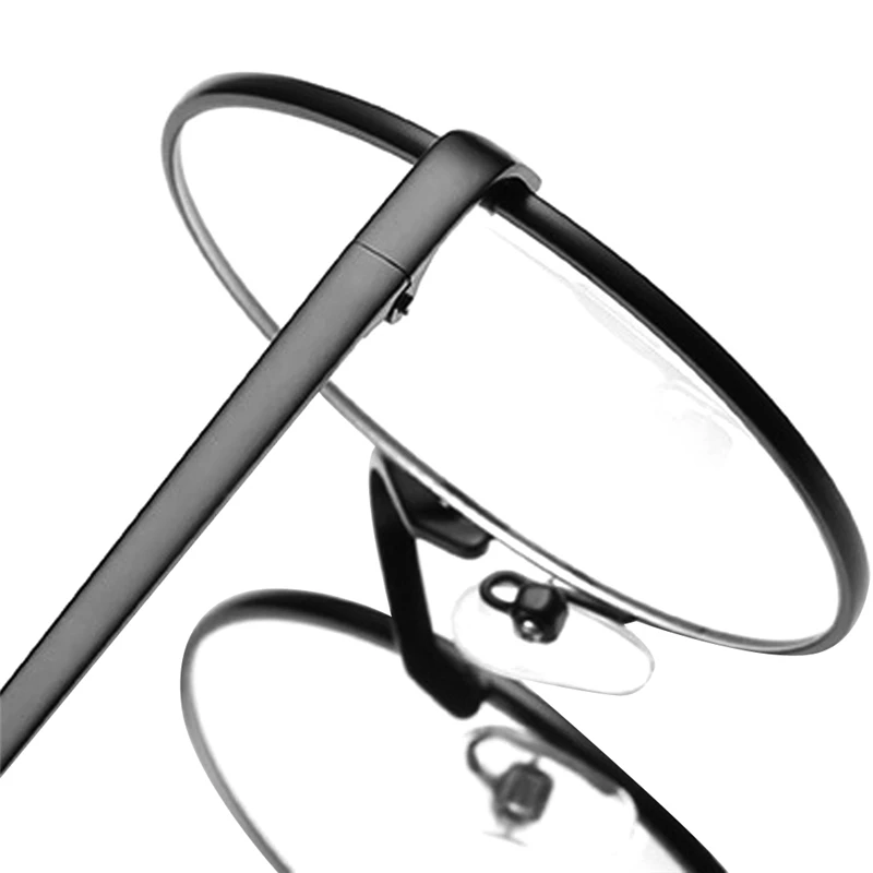 1 шт. Шикарные очки ретро большая круглая металлическая оправа прозрачные линзы очки Nerd зрелище