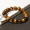 Fashion 5A Natural Tiger's eye Stone Bracelets & Bangle for Women and Men Bracelets Gift Beads Bracelets Accessories Wholesale ► Photo 3/6