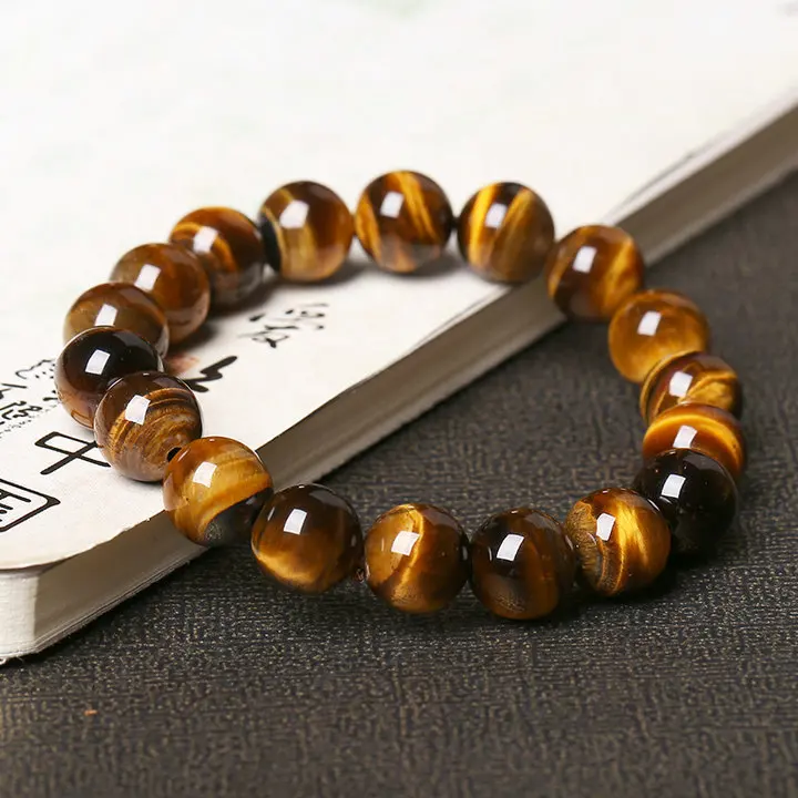 Fashion 5A Natural Tiger's eye Stone Bracelets & Bangle for Women and Men Bracelets Gift Beads Bracelets Accessories Wholesale