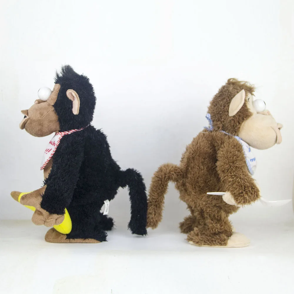 Магнитная Управление стоя обезьяна Электрический плюшевые орангутанг Игрушечные лошадки подарок для Обувь для мальчиков Дети детей