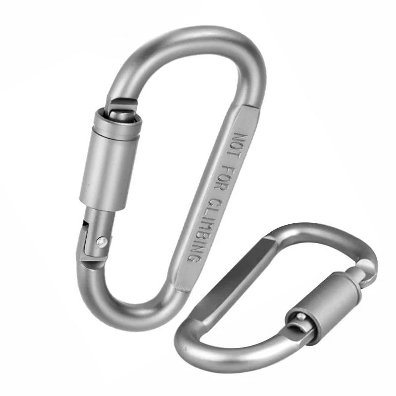 

EDC Climbing Travel Hooks Kit Camping Equipment Alloy Aluminum Survival Gear Mountaineering Hook Mosqueton Carabiner