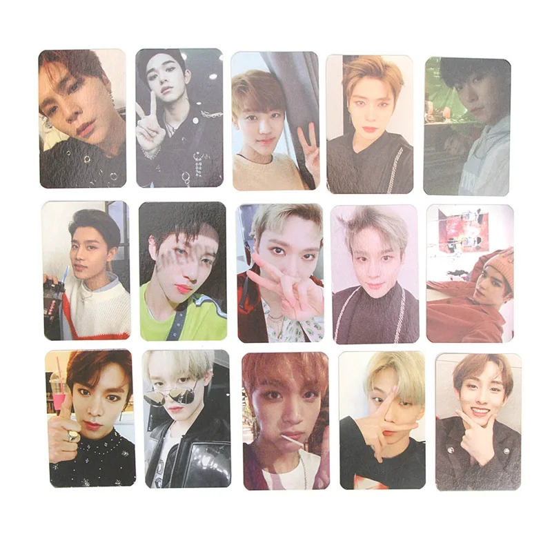 

New Arrival Kpop NCT U 127 2018 Empathy Paper Cards Multi-color Version Self Made Photo Card Autograph Photocard Poster 1PCS