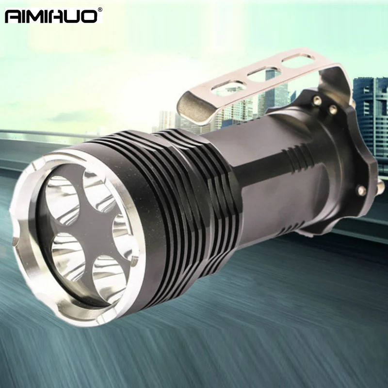 

AIMIHUO Lamp 5T6 bright Flashlight LED searchlights are used to charge a large Torch Camping Light hunting Lamp LED Lanterna