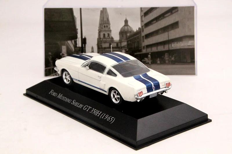 Goede Ixo Altaya 143 Schaal Ford Mustang Shelby Gt 350H 1965 Cars Diecast Speelgoed Modellen Limited Edition Collectie Wit