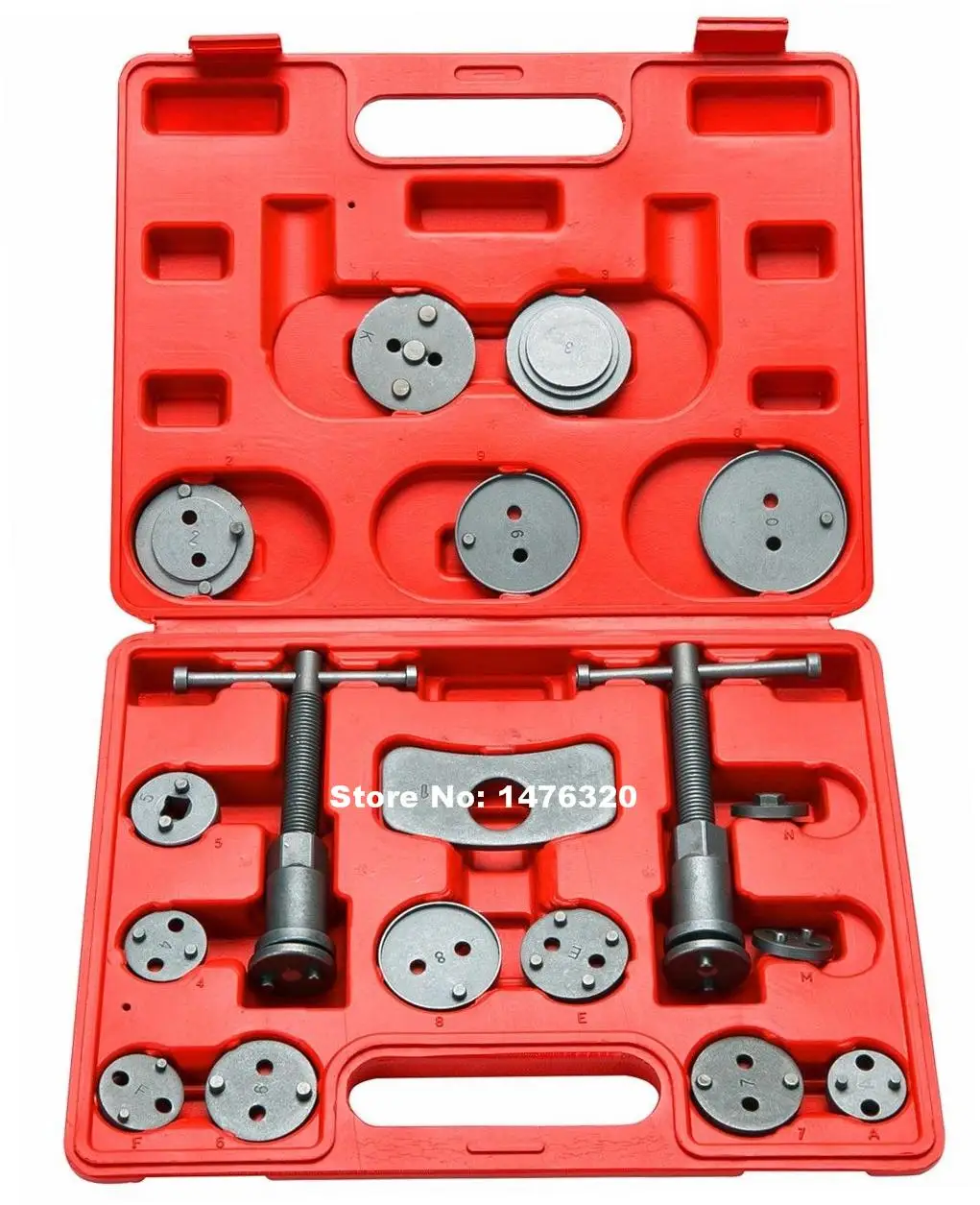 18PC Car Wind Back Disc Caliper Brake Piston Compressor Removal Tool