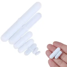Горячее предложение! Распродажа! 1 шт. PTFE магнитная мешалка белый цвет без поворотного кольца 7 размеров