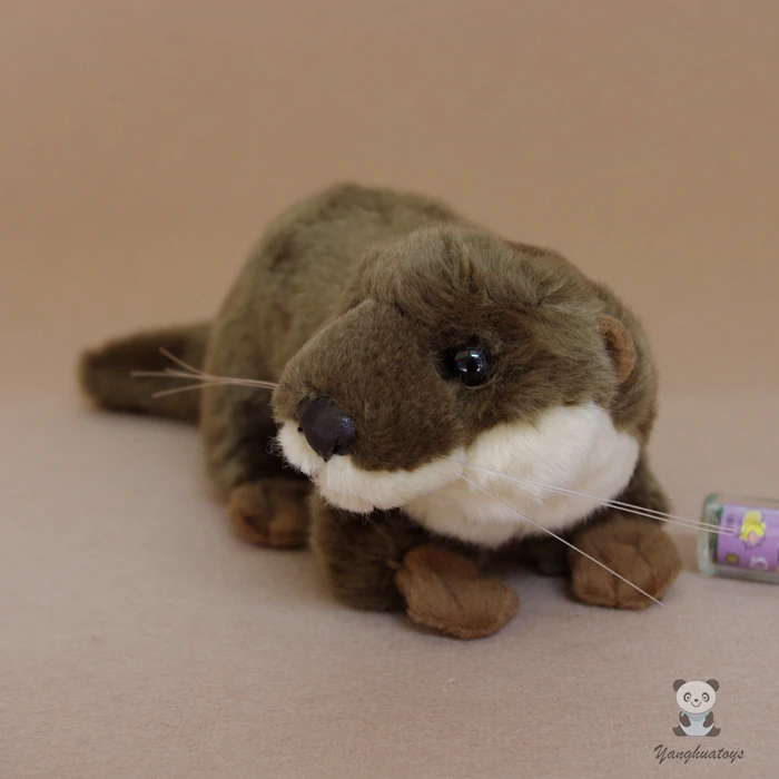 Anak Anak Mainan Plush Otter Boneka Simulasi Hewan Liar Mainan