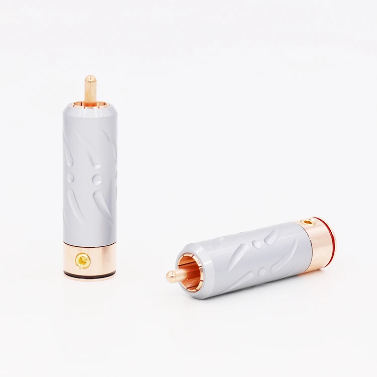 

Viborg VR109 HI-End Performance Pure Red Copper RCA Plug soldering connectors
