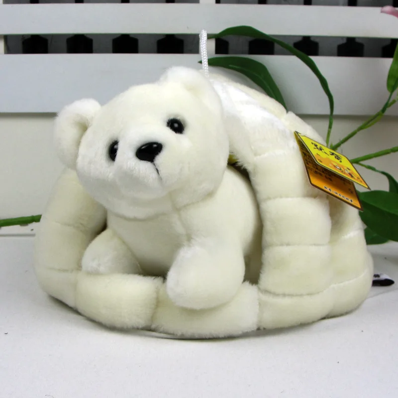Buy plush mini bear doll and big snow nest perfect