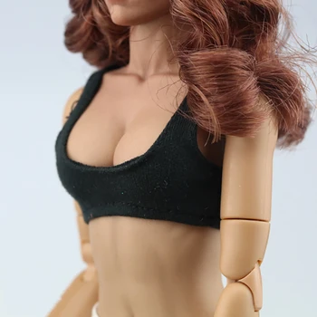 

1/6 Scale Female Sexy Jeans Clothes Women Sexy Ultra Short Vest Clothing For 12" Action Figure Body Doll Toys