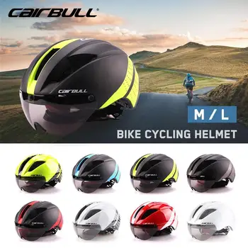 

Bicycle Helmet EPS Aero Ultralight Road MTB Bike Windproof Lenses Integrally-molded Helmet Cycling Casco Ciclismo cycling helmet