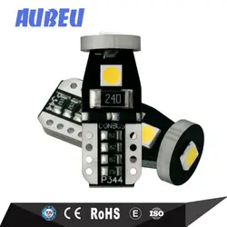 1 шт T10 Canbus 6000 K белый 3smd автомобиль свет W5w 194 168 ошибка лампы DC 12 V Клин лампы Парковка лампы декодер Группа Знак Trun свет