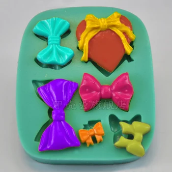 

Mini Fondant Bows Molds,Fondant Silicone Molds for Cake Decorating,Modeling Cake Decoration Chocolate Pudding Mold