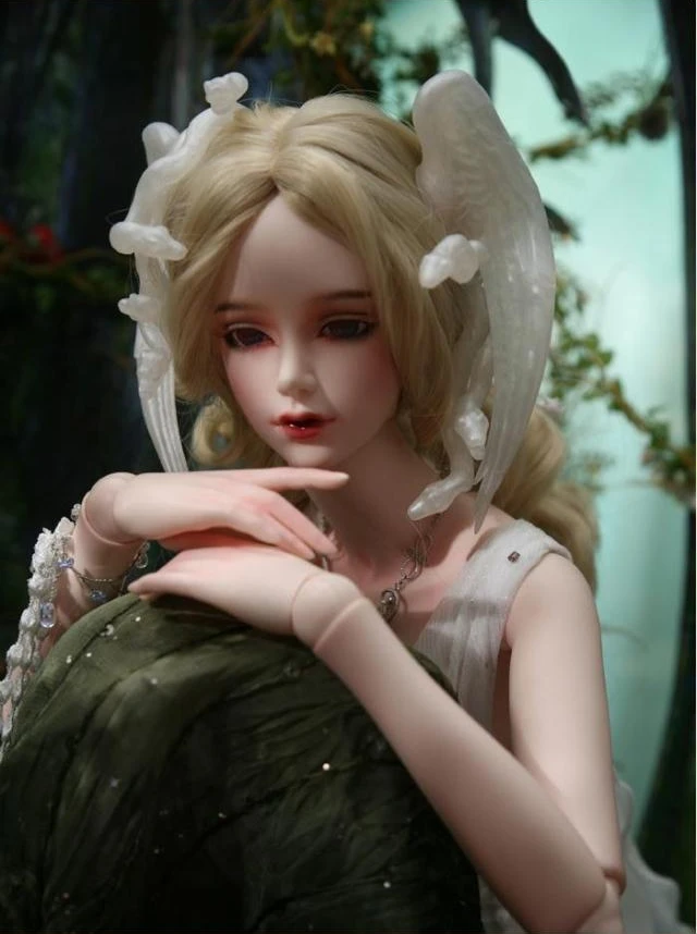 Free shipping!free makeup and eyes included!top quality 1/3 bjd doll girl female animal Soom gneiss sexy snake elf manikin model