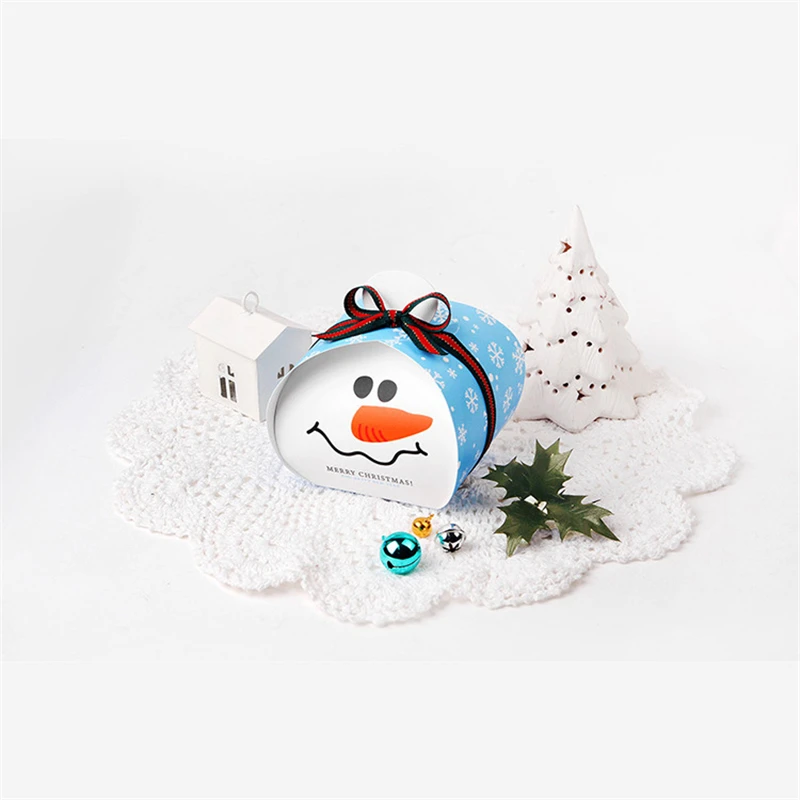 Christmas Snowman Doll Apple Bag Candy Gift Bag For Kids Child Party Supply HZ