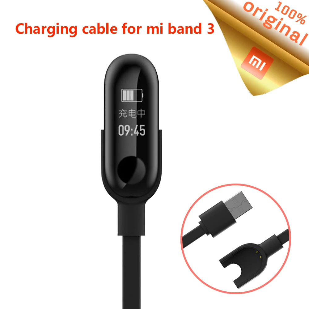 ALANGDUO зарядное устройство кабель для Xiaomi mi Band 3 Смарт браслет USB портативная