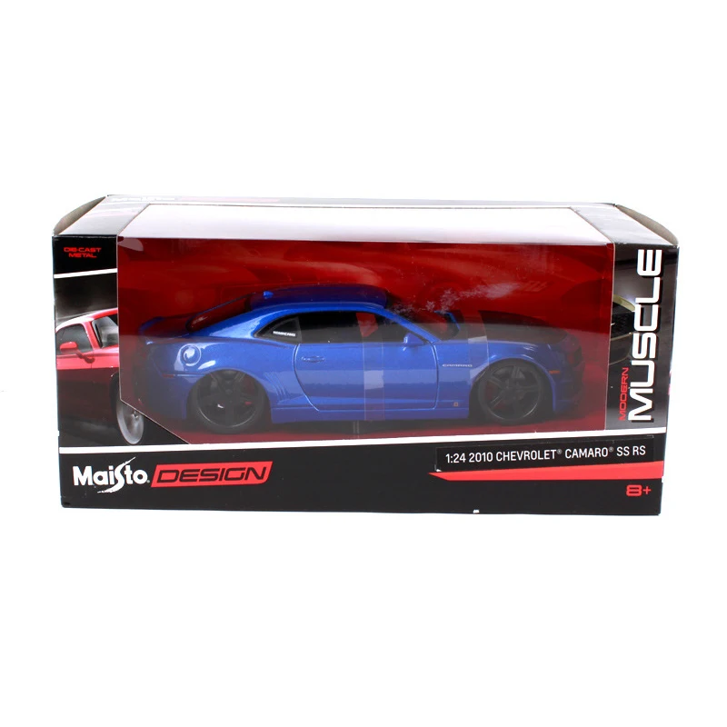Модель автомобиля Maisto 1:24 2010 Chevy Camaro SS RS металлическая Гоночная машина детские