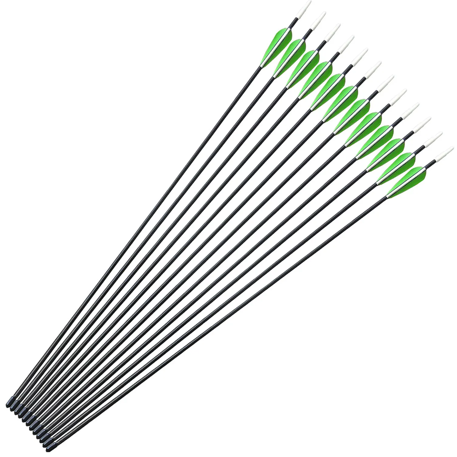 

12 PCS Rubber Soft Arrow Safety Arrow Children Throw Pot Arrows With Sucker Head 6 MM Soft Leather Head