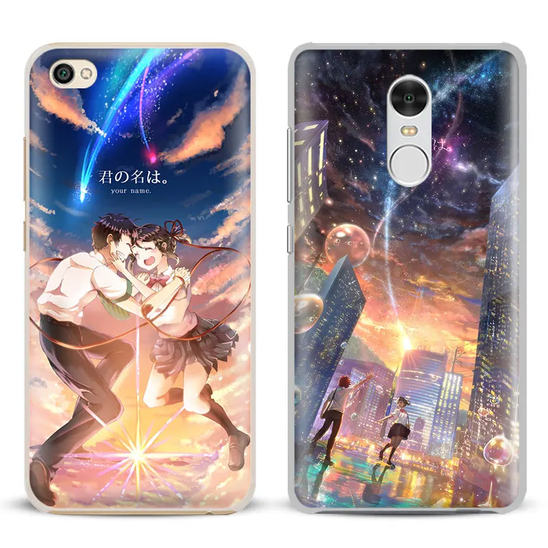 

Your Name Makoto Shinkai Phone Case Shell Cover For Xiaomi Redmi Note 4 4X 5A 6 6A PRO Mi 8 5 5S PLUS Max A1 Note 2 3