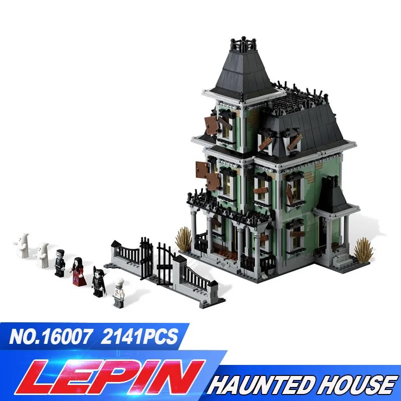 New LEPIN 16007 2141Pcs Monster fighter The haunted house Model set Building Kits Model Compatible With