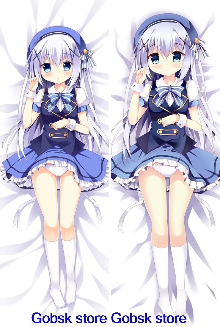 Аниме-это заказ кролика? Gochumon wa Usagi Desu ka? Hoto Kokoa Kafuu Chino Подушка «Dakimakura» обнимающая наволочка