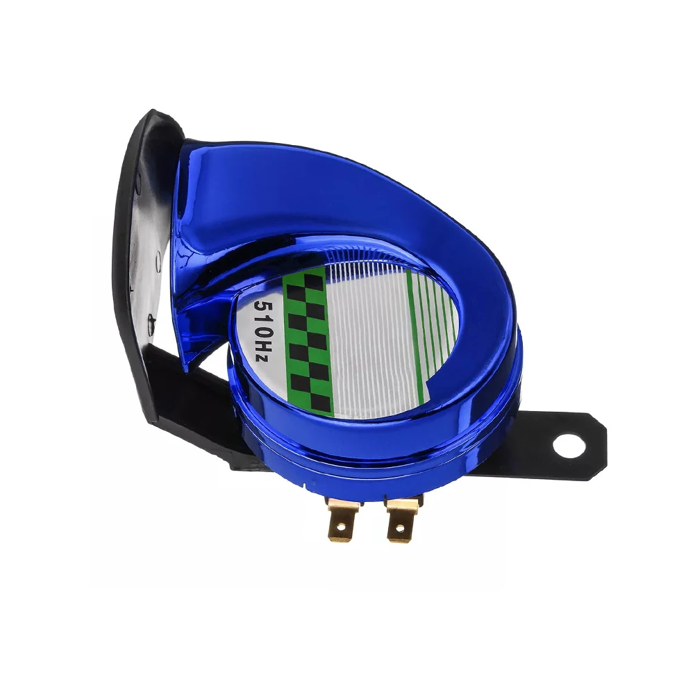 

12V 130dB Low Power Lightweight Loud Sound Car Truck Snail Air Horn Single Anti Corrosion ABS Waterproof Motorcycle Parts Clear