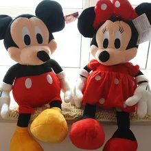 Freeshiping 72 cm big size mickey mouse plush toy mickey and Minnie Mouse soft toy 1pair