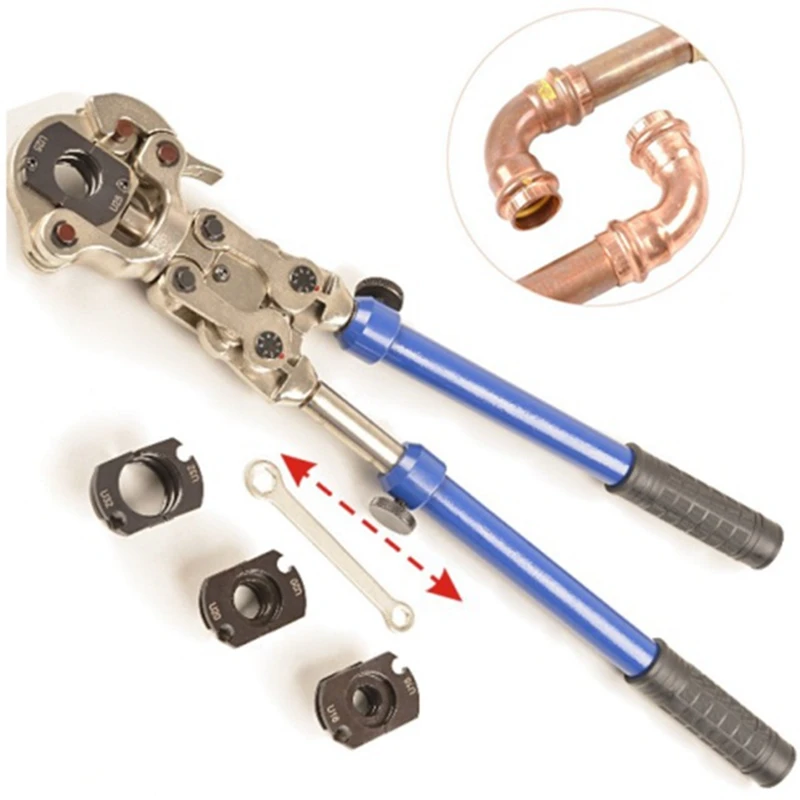 

Pipe Crimping Tools U16-32mm with telescopic handle 360 degrees head
