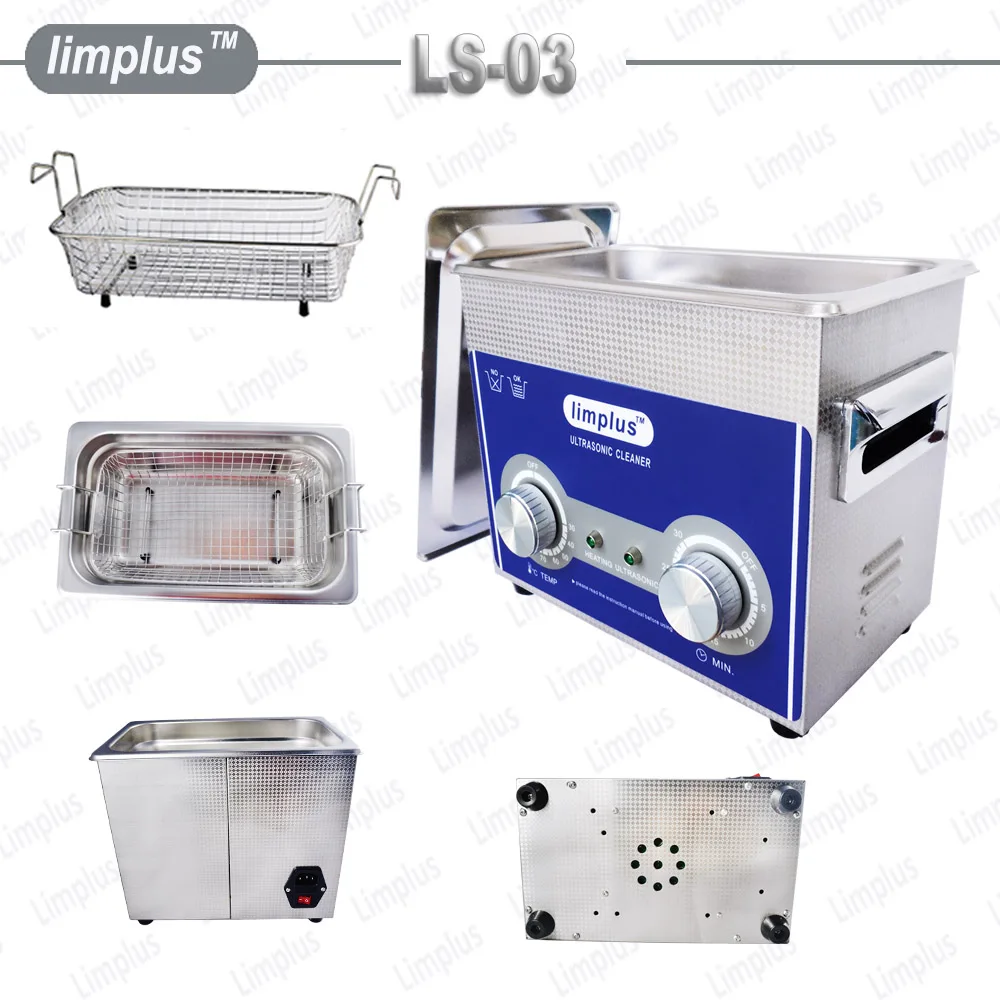 Бесплатная доставка Limplus 3L Ультразвуковой очиститель для ванной мощный