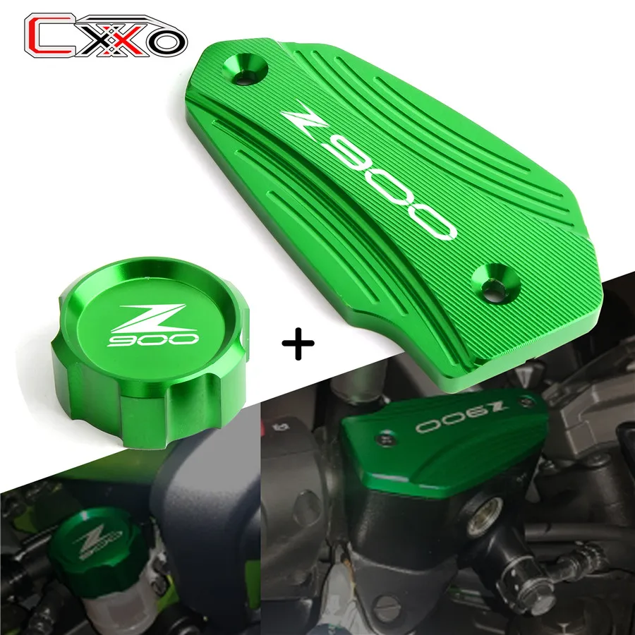 

Hot Sale Green For Kawasaki Z900 Z 900 2017 2018 2019 Motorbike Fluid Reservoir Cover Cylinder Reservoir Brake Cap