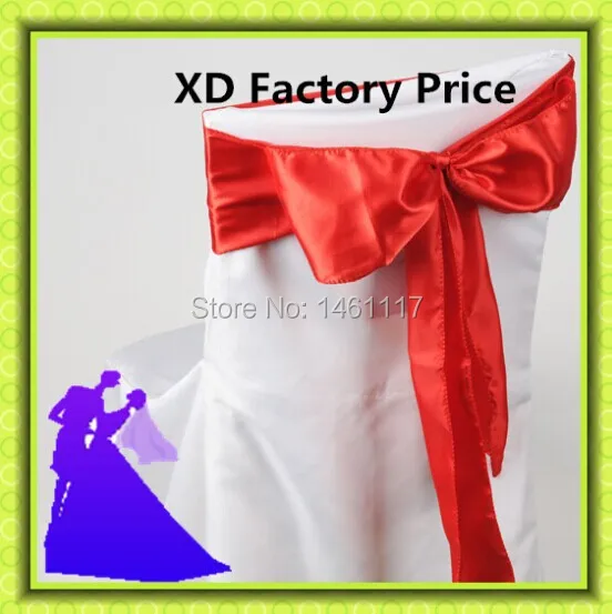 satin red sash