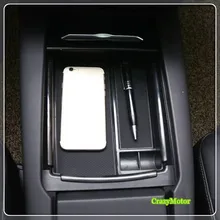 Для Tesla модель x модель s 2016 17 2018 подкладке черный перчатки центральный подлокотник Box Организатор Коробка для хранения Интимные аксессуары автомобиля стиль