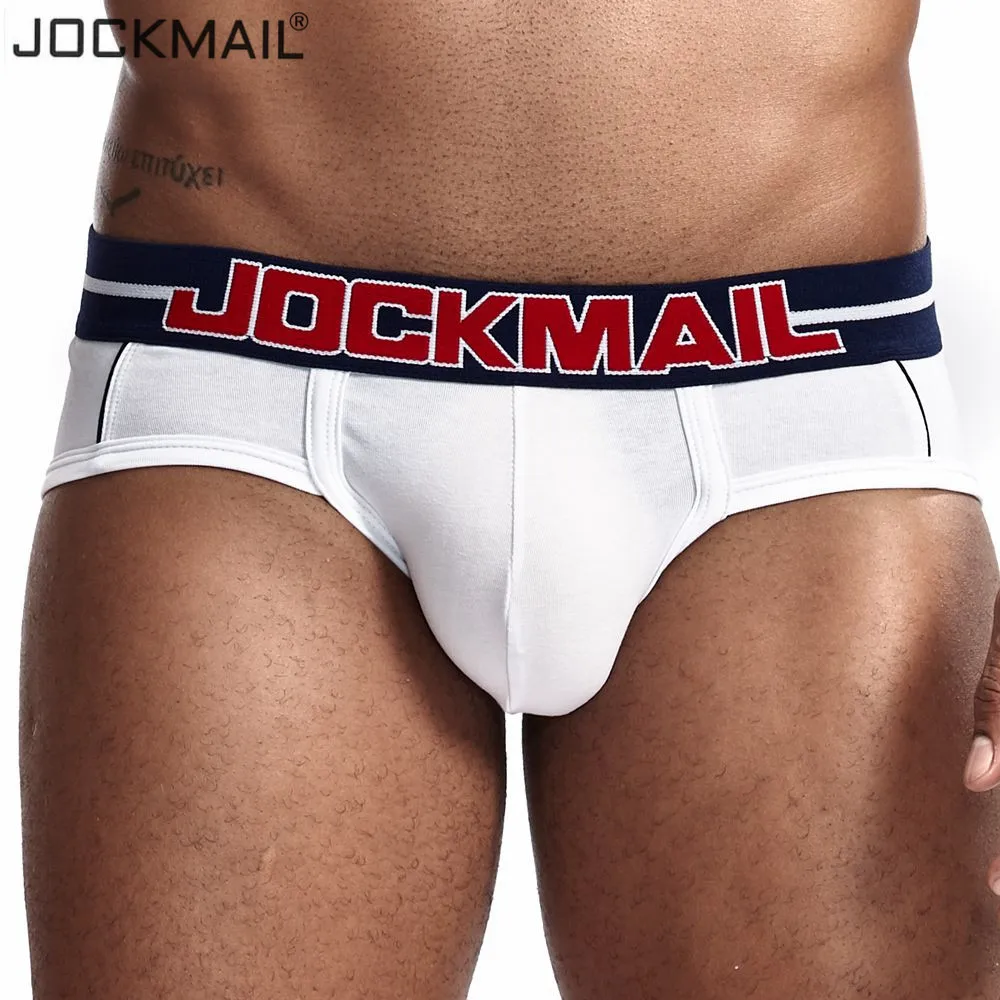 Трусы брифы JOCKMAIL мужские нижнее белье с U образным мешочком трусы слипы гей трусы|