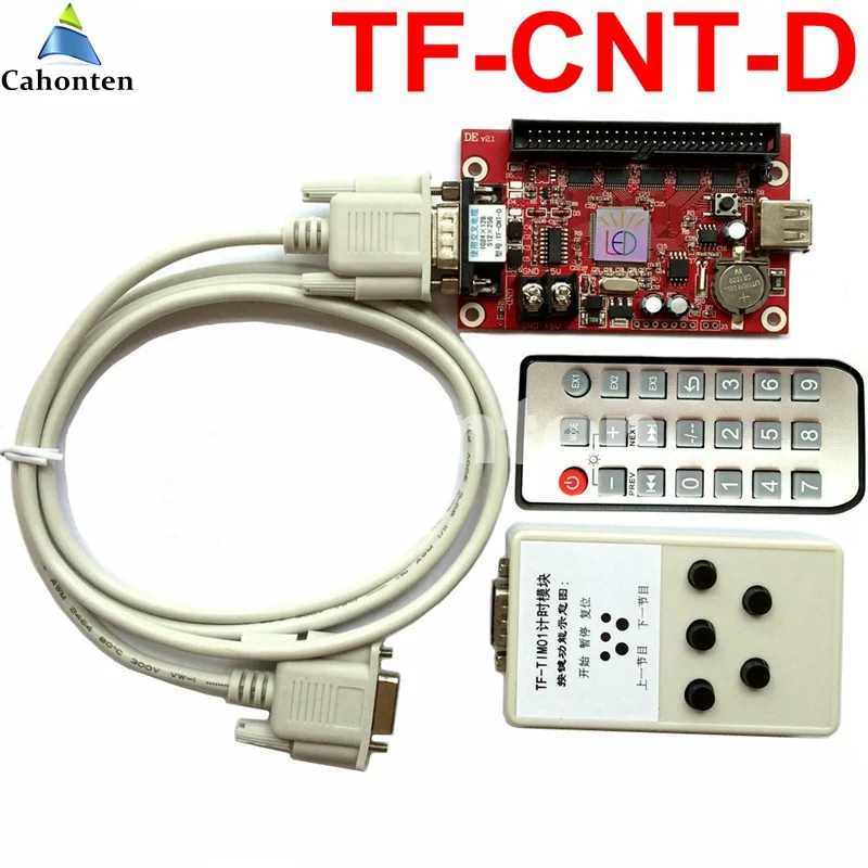 

TF-CNT-D Time count / stopwatch LED game screen control card single/dual color remote led sign controller