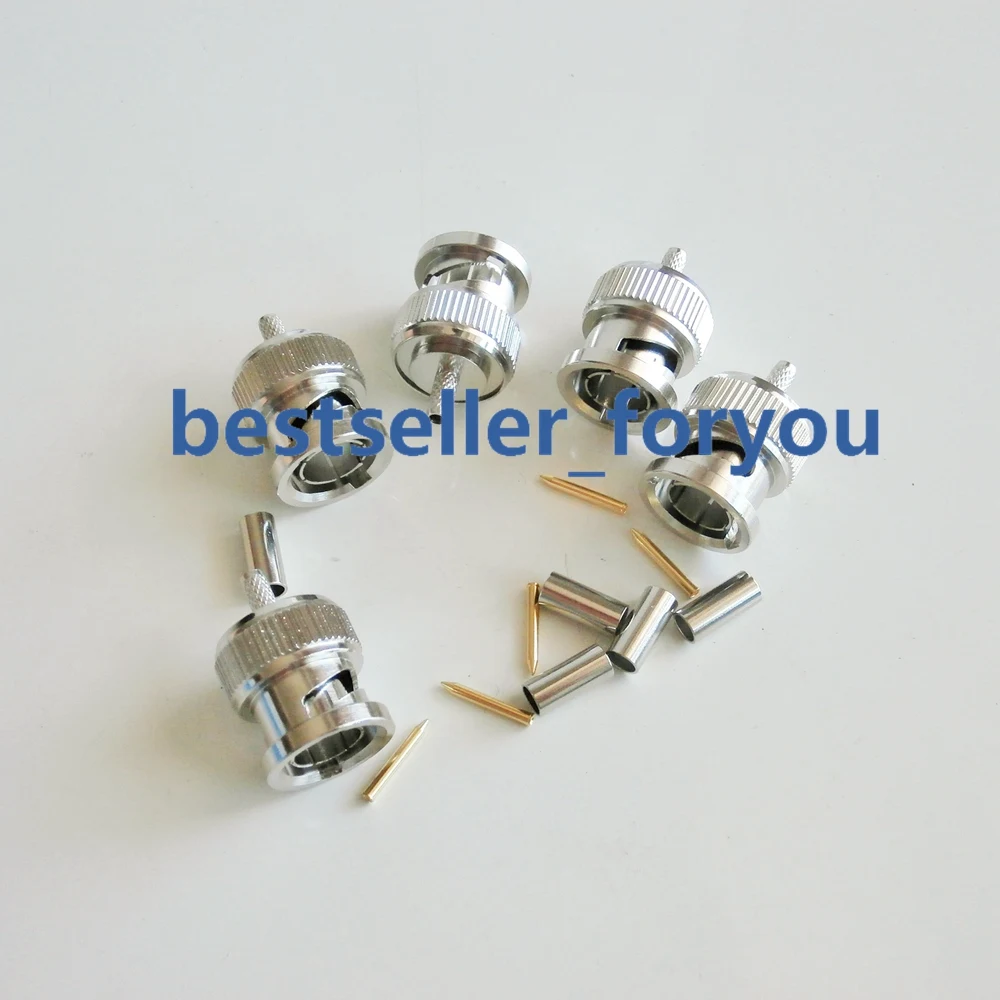 1 шт. 75oHM BNC штекер обжимной для RG316 RG174 RG179 LMR100 кабель прямой разъем | Обустройство
