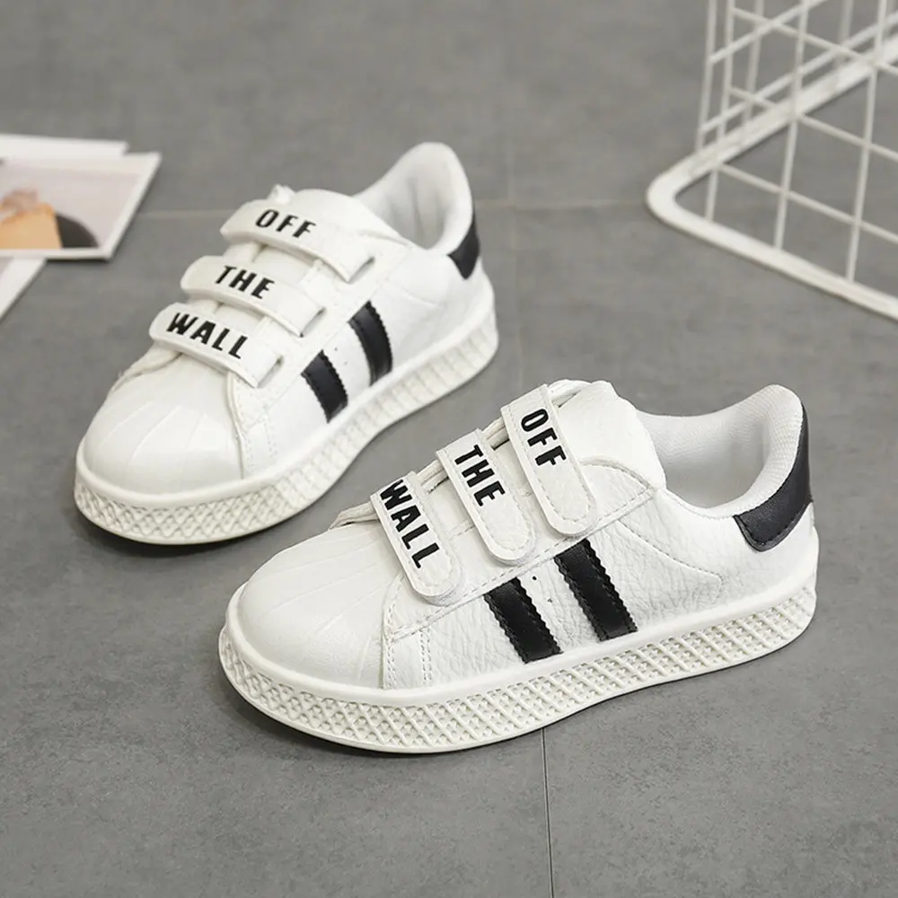 2018 Flat Shoes Spring Autumn Kids Shoes For Girl Children Canvas Shoes Boys Candy Color Kids Sports Casual Shoes  