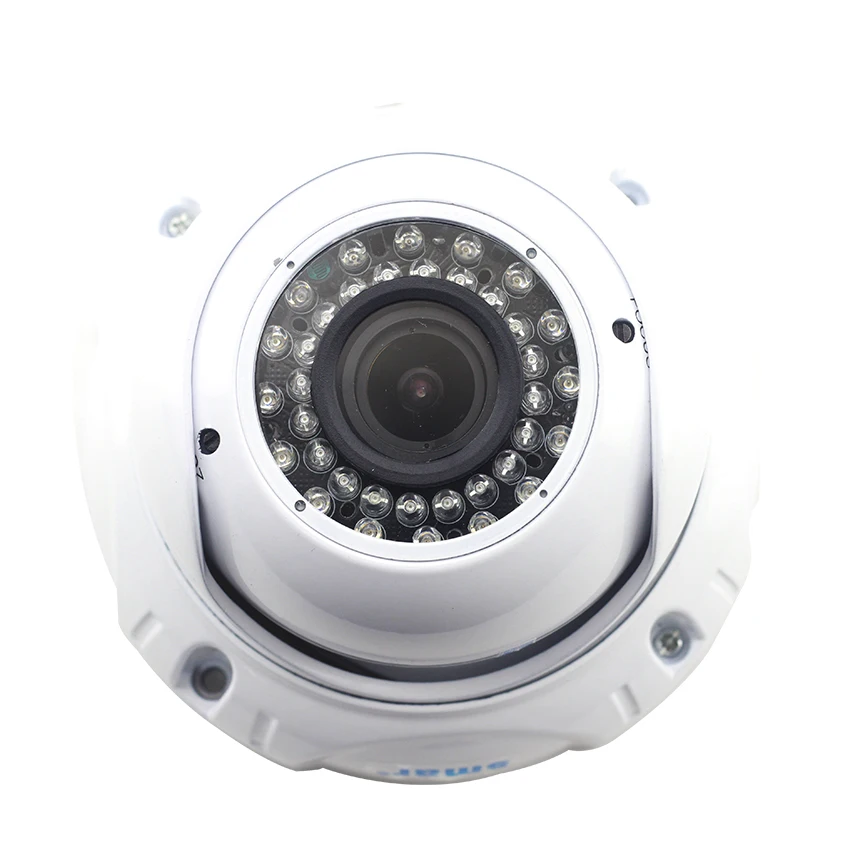 HD 720P 960P 1080P Антивандальная купольная POE ip-камера Встроенный 2,8-12 мм 2MP ручной зум-объектив Onvif 48V POE сетевая камера