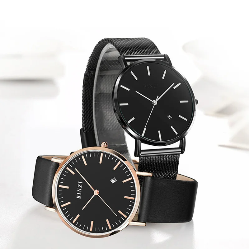 

Men Watches 2019 Top Brand Luxury Wristwatch Male Clock Ultra Thin Minimalist Quartz Watch For Mens Waterproof Relogio Masculino