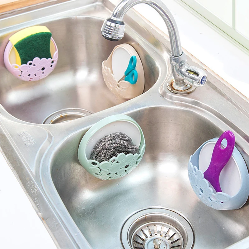 

Creative Fashion Household Soap Holder Powerful Suction Cup Wall-mounted Soap Box Dishes For Kitchen Bathroom
