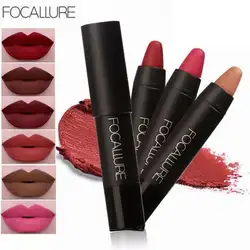 12 Цветов макияж губ Matte Lip Batom туман поверхности долгое увлажнение Водонепроницаемый Focallure бренд косметики помады карандаш