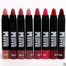Ems или dhl 500 шт. губная помада румяна водонепроницаемый долговечный горячий сексуальный цвет