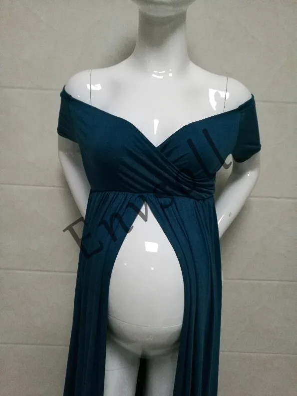 7 Colors Maternity Photography Props Fancy Long Photography  Dresses For Pregnant Women Maternity Dress For Photo Shoot PO7