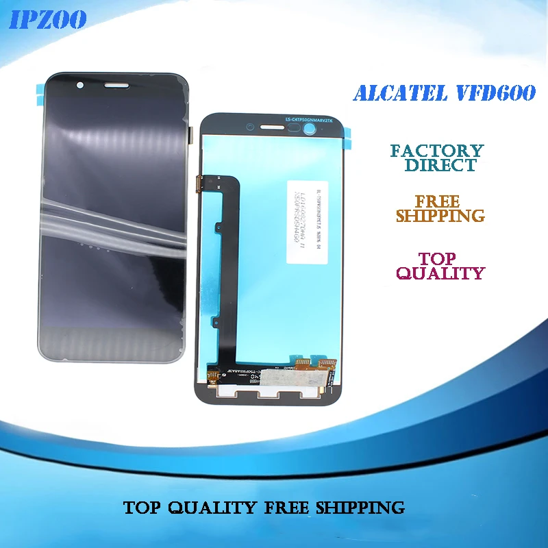 

For Alcatel Smart Prime 7 VF600 VDF600 VFD600 LCD Display Touch Screen Phone Digitizer Assembly Replacement Parts With Tools