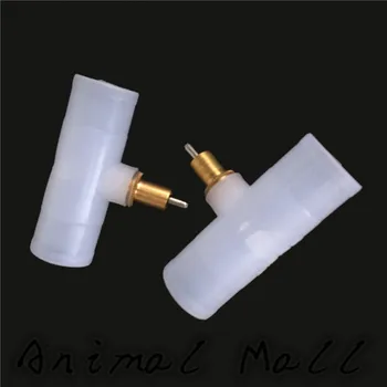 

10 Pcs Three-way Drinking Rabbit Automatic Water Bibcock 20 Mm Diameter Copper Head Straight Drinking Foxes Drinking