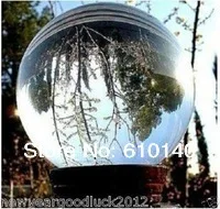 

ASIAN QUARTZ Clear Crystal Ball Sphere +Stand