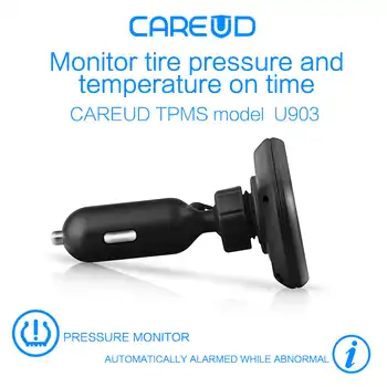 Brand CAREUD Profession Auto Tire Pressure Alarm Sensor 4 Internal Sensors Tire Pressure Monitoring System TPMS Diagnostic Tool