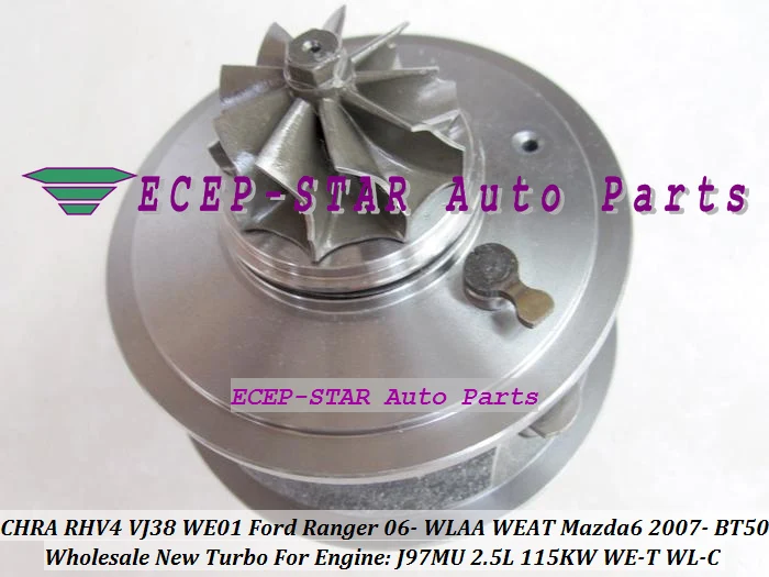 RHV4 VJ38 VHD20011 VCD20011 WE01 WE01F Turbocharger Turbo Cartridge CHRA For FORD Ranger 2006- 3.0L 115KW WLAA WEAT MAZDA 6 2007- BT50 BT-50 WE-T WL-C J97MU (6)
