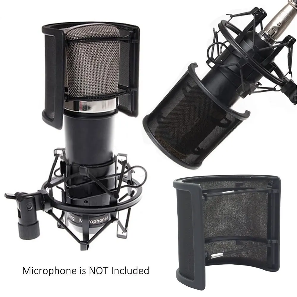 Alctron PF06 микрофон поп-фильтр металлическая сетка пенопластовый слой чехол для микрофона ручной микрофон поп-экран ПОП-экран студийный экран